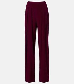 Norma Kamali Pantalon Ample - Rouge