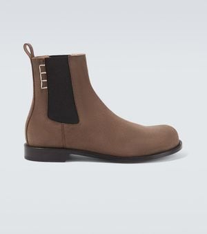 JW Anderson Suede Chelsea Boots - Brown