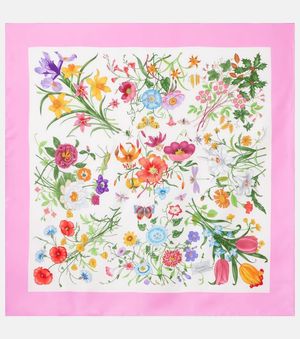 Gucci Tuch Aus Seiden-Twill - Mehrfarbig