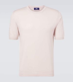 Fedeli Cashmere And Silk Jumper - Pink