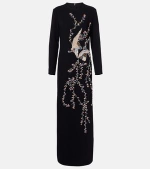 Costarellos Embellished Gown - Black