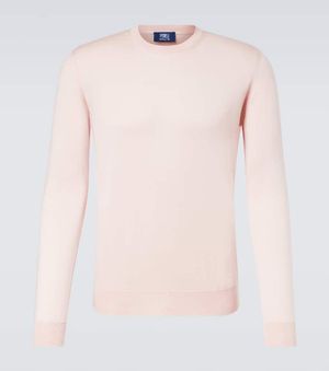 Fedeli Cashmere And Silk Jumper - Pink