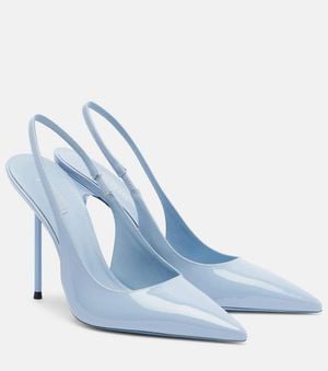 Paris Texas Slingback-Pumps Lidia 105 Aus Lackleder - Blau