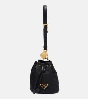 Prada Taschenanhaenger Aus Re-Nylon - Schwarz