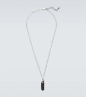 Gucci Collier Interlocking G En Argent Sterling - Blanc
