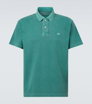 ERL Logo Cotton Polo Shirt - Green