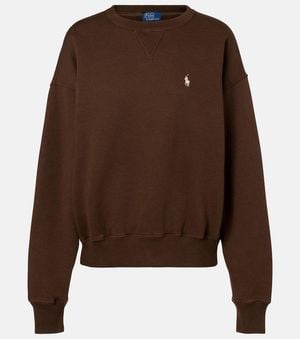 Polo Ralph Lauren Sweatshirt Aus Jersey - Braun
