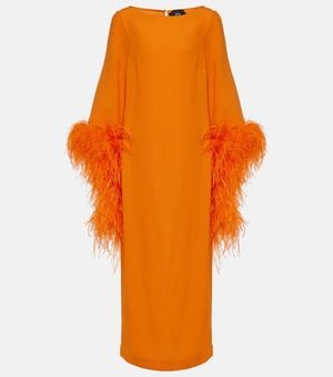 ‎Taller Marmo Abito Midi Del Lago - Arancione