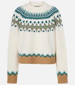 Alanui Pullover Sweet Winter Aus Schurwolle - Natur