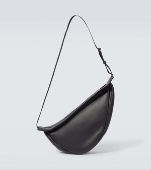 The Row Borsa A Tracolla Slouchy Banana Large - Nero
