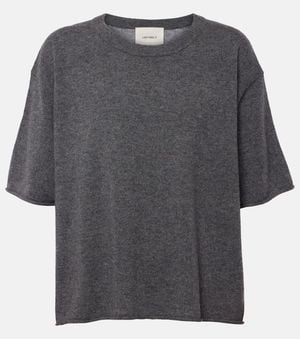 Lisa Yang Cila Knitted Cashmere T-Shirt - Grey
