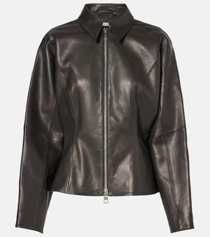 The Sei Leather Jacket - Black