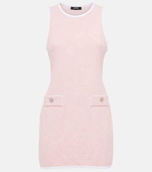 Versace Debossed Minidress - Pink