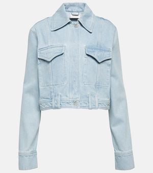 Nanushka Verena Denim Jacket - Blue