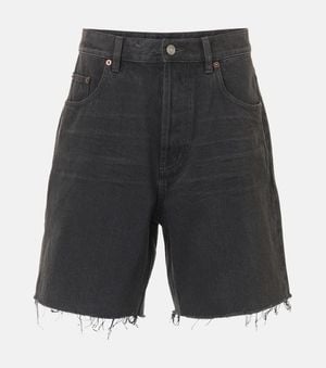 Saint Laurent Bermudas De Tiro Alto - Negro