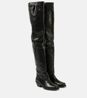 Isabel Marant Amati Over Knee Boots - Black
