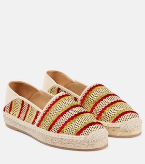 Manolo Blahnik Espadra Raffia Espadrilles - Brown