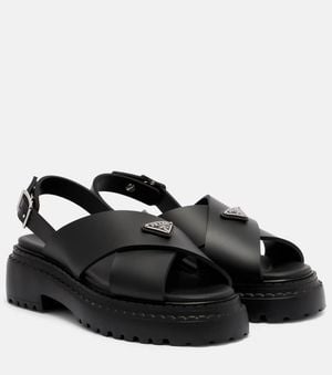 Prada Plateausandalen - Schwarz