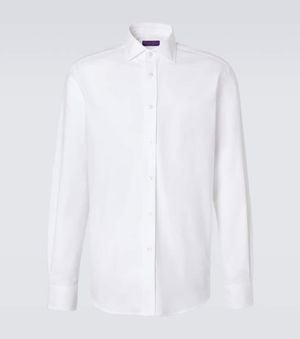 Ralph Lauren Cotton Poplin Shirt - White