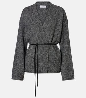 Velvet Alina Wool-Blend Cardigan - Black