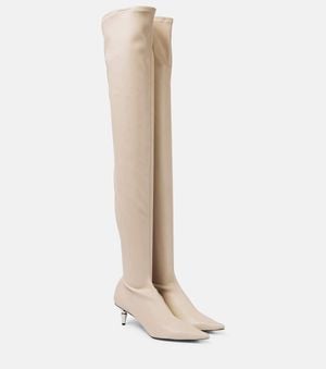 Proenza Schouler Spike Over-The-Knee Boots - White
