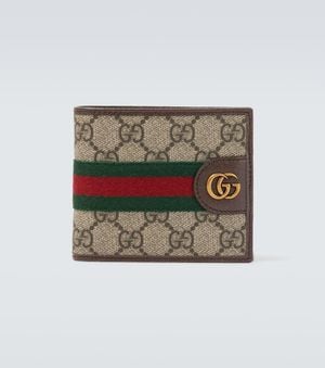 Gucci Ophidia Gg Canvas Bifold Wallet - Natural