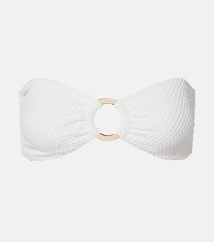 Alexandra Miro Carlotta Bikini Top - White