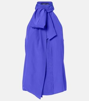 Tom Ford Top Aus Seide - Blau