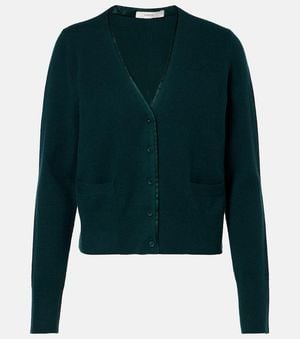 Vince Cardigan En Laine Et Cachemire Melange - Vert