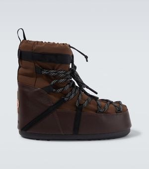 Moncler X Moon Boot Schneestiefel Icon Low - Schwarz