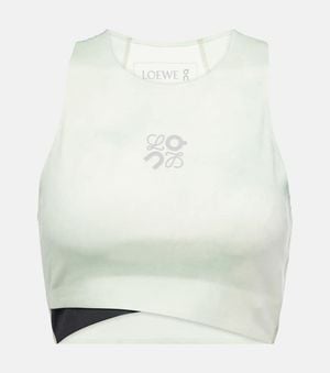 Loewe X On Performance Logo Crop Top - Natural
