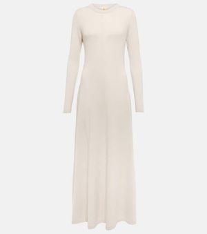 Jardin Des Orangers Wool And Cashmere Jumper Dress - Natural