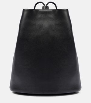 The Row Joe Leather Backpack - Black
