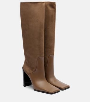 Alaïa Stiefel 55 Aus Leder - Braun