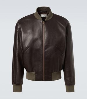 The Row Veste Bomber Setsen En Cuir - Noir