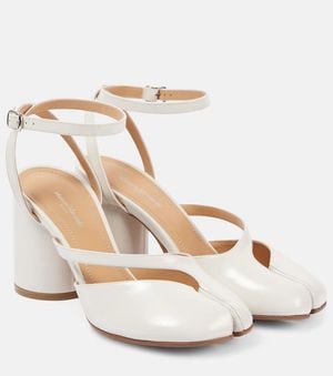 Maison Margiela Pumps Tabi Aus Leder - Weiß