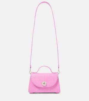 Simone Rocha Pochette Valentine Leather Shoulder Bag - Pink
