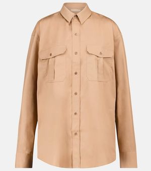 Wardrobe NYC Cotton Shirt - Natural