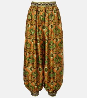 ALÉMAIS Hose Cece Aus Seide - Mettallic