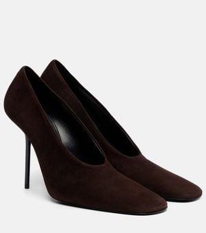 Victoria Beckham Pumps 100 Aus Veloursleder - Schwarz