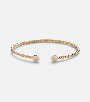 David Yurman Bracelet Petite Modern Renaissance Cablespira En Or 18 Ct Et Diamants - Métallisé
