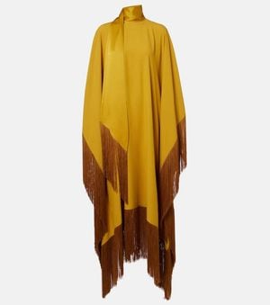 ‎Taller Marmo Mrs Ross Fringed Kaftan - Yellow