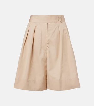 Loro Piana Bermuda-Shorts Dorin Aus Baumwollsatin - Natur