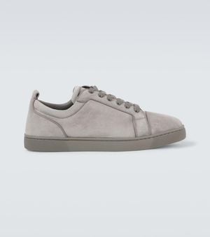 Christian Louboutin Sneakers Louis Junior Aus Leder - Grau