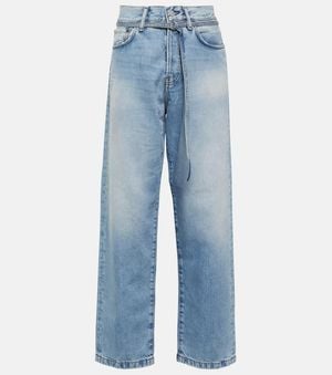 Acne Studios Toj 1991 High-Rise Straight Jeans - Blue