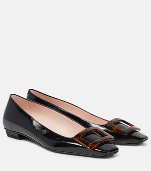 Roger Vivier Salones Belle Vivier 25 De Charol - Negro