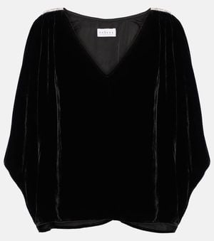 Velvet Adelle Top - Black