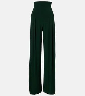 Norma Kamali Pantalon Ample - Vert