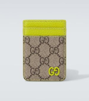 Gucci Bi-colour Magnetic Card Case - Yellow