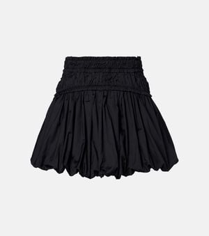 Ulla Johnson Nicolette Cotton Miniskirt - Black